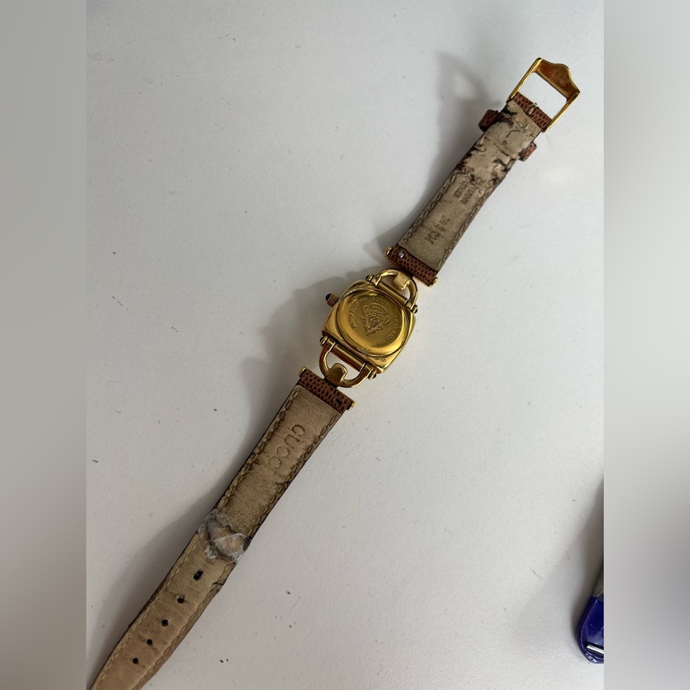 GUCCI 6300L Women's gold plated 10 microns 14K - Picture 10 of 16